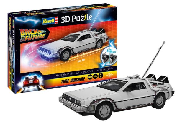 REV00221 - Rompecabezas 3D de Regreso al Futuro - Máquina del Tiempo - 1