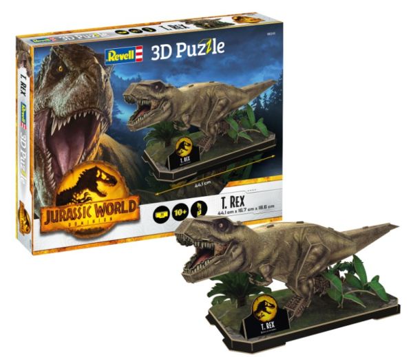 REV00241 - Puzzle 3D 50 piezas T-Rex Jurassic World - 1