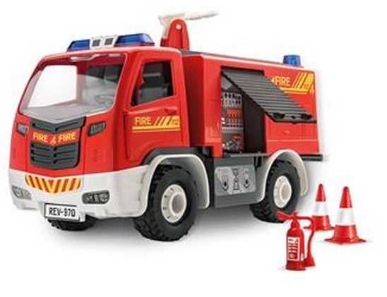 REV00915 - Camión de bomberos RC con sonido para montar - 1