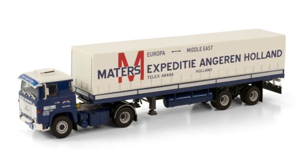 WSI01-3604 - SCANIA 141 4x2 con lona MATERS EXPEDITIE de 2 ejes Remolque - 1