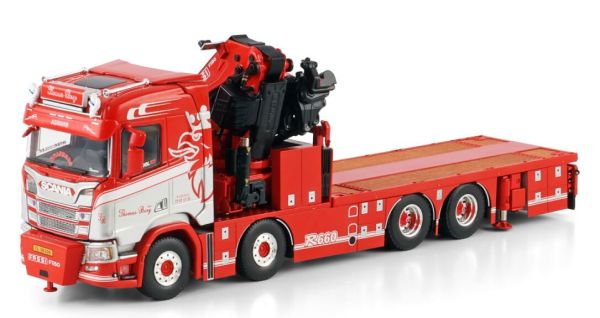 WSI01-4444 - Camión rígido SCANIA R Normal CR20N 8x4 con grúa FASSI 1100 THOMAS BERG - 1