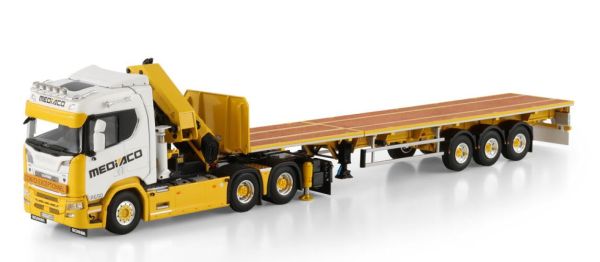 WSI01-4754 - SCANIA R Normal CR20N 6x4 con grúa de carga y plataforma MEDIACO de 3 ejes - 1