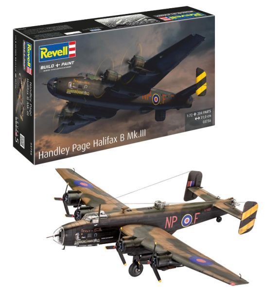 REV03756 - HANDLEY Page Halifax B Mk.III avión militar para ensamblar y pintar - 1