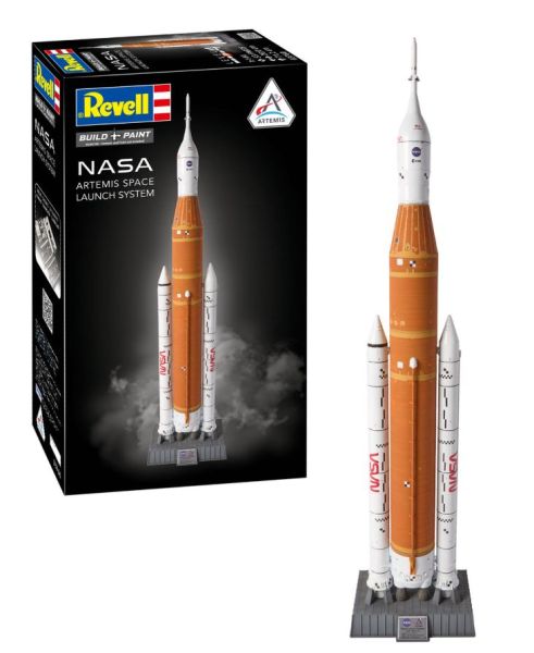 REV03760 - Kit de cohete Artemis SLS de la NASA (Montaje y pintura) - 1