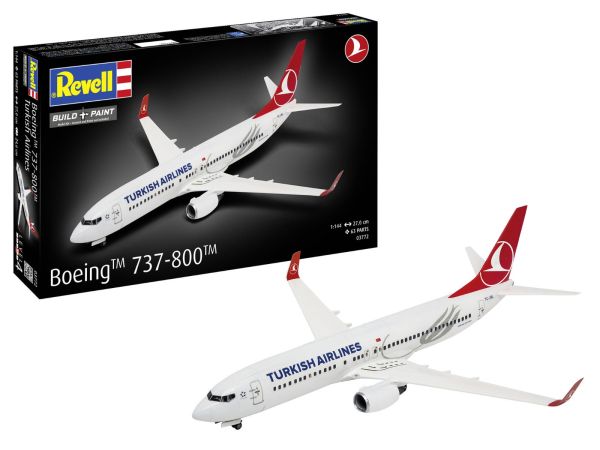 REV03772 - Avión BOEING 737-800 - Turkish Airlines para montar y pintar - 1