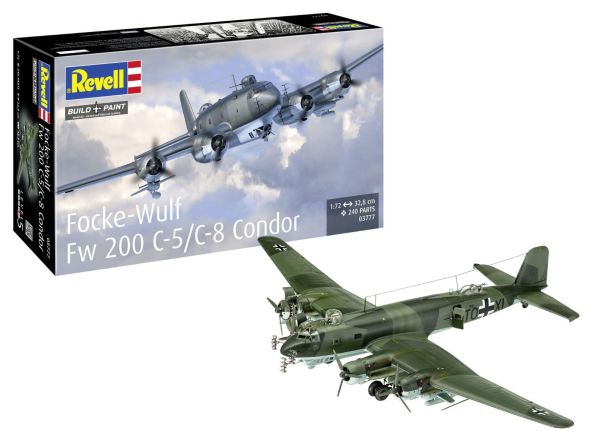 REV03777 - Avión militar FOCKE-WULF FW200 C-5/C-8 Condor para construir y pintar - 1