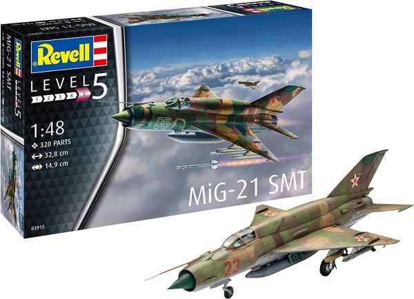 REV03915 - Avión de combate Mig-21 SMT para montar y pintar - 1