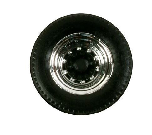 HER052597 - 12 set di pneumatici con cerchi per rimorchio - Cromati e neri - 1