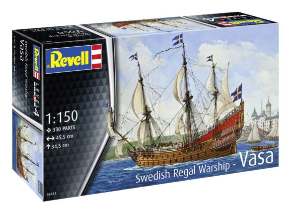 REV05414 - Buque de guerra real sueco - VASA para montar y pintar - 1