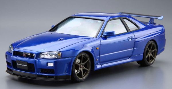 AOS05858 - NISSAN Skyline GT-R V-Spec 2002 para montar y pintar - 1