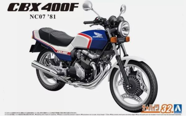 AOS06342 - HONDA CBX400F Tricolor 1981 montar y pintar - 1
