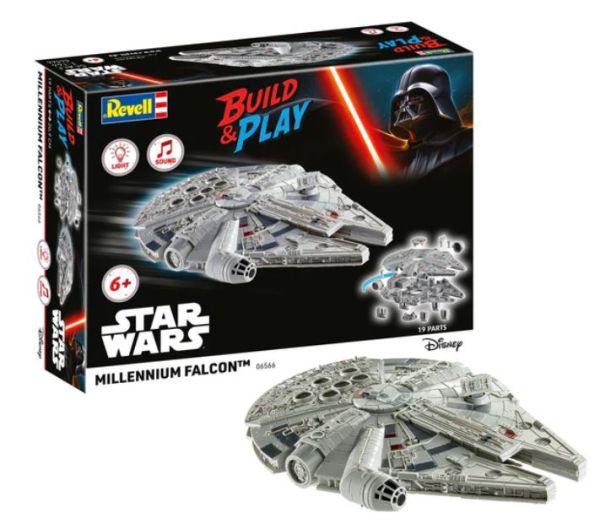 REV06566 - Halcón Milenario de STAR WARS para construir con luces y sonidos - 1