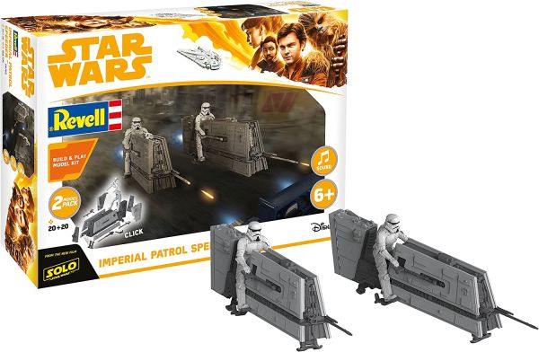 REV06768 - KIT DE MODELO - Patrulleros imperiales STAR WARS para construir - 1