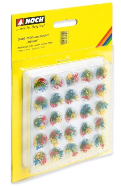 NOC06900 - 25 matas de hierba floreciente de 9 mm - 1