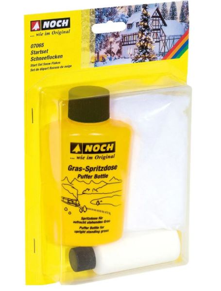 NOC07065 - Kit de inicio - copos de nieve - 50 g de pegamento y 25 g de nieve - 1