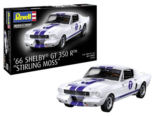 REV07736 - Shelby GT350R 1966 - Stirling Moss para armar y pintar - 1
