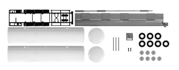 HER084437 - Rimorchio cisterna bianco - 2 pezzi - 1
