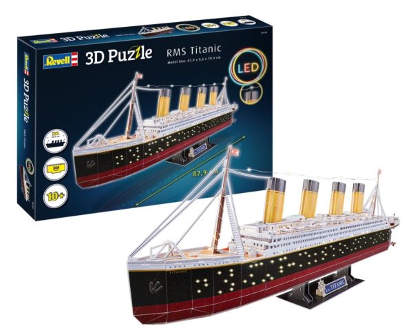REV00154 - Puzzle 3D Edición Led 266 Piezas RMS TITANIC - 1