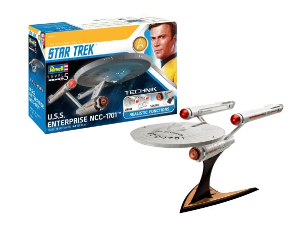 REV00454 - USS Enterprise NCC-1701 STAR TREK para montar y pintar - 1