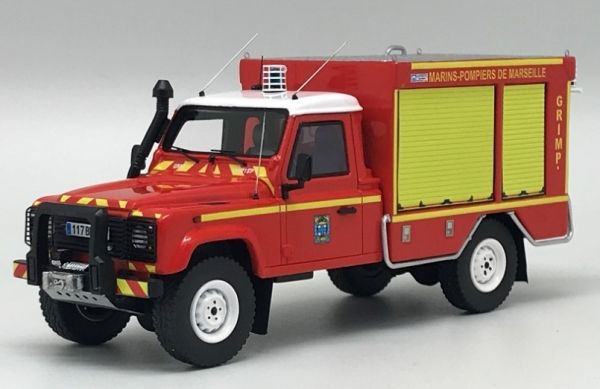 ALARME0051 - LAND ROVER 130 cabina simple grimp BMPM Bomberos limitado a 325 piezas - 1