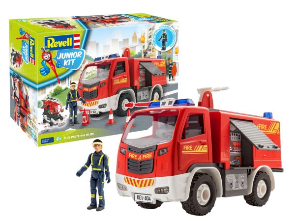 REV00819 - Camión de bomberos con figura para construir - 1
