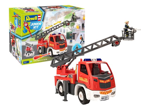 REV00823 - Camión de bomberos a gran escala con minifigura para construir - 1