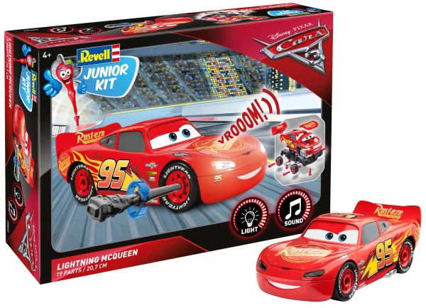 REV00860 - KIT JUNIOR Rayo McQueen 19 Piezas para montar - 1
