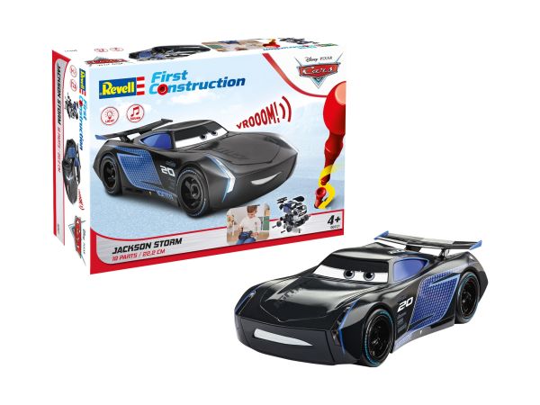 REV00921 - Coche Jackson Storm CARS con sonido y luz para montar - 1