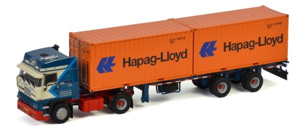 WSI01-3295 - DAF 3600 SC 4x2 con portacontenedores JONKER y 2 Contenedores 20 Pies HAPAG LLOYD - 1