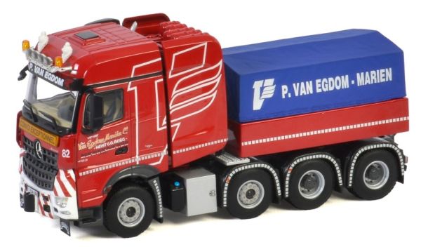 WSI01-3345 - MERCEDES Arocs MP4 Big space 8x4 con lastre P.VAN EGDOM - 1