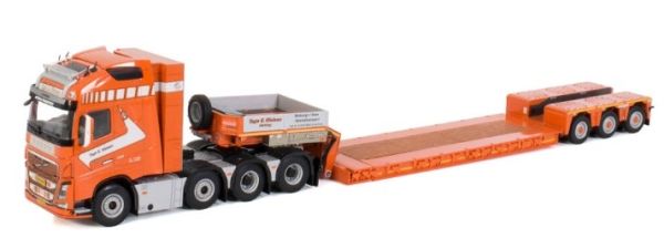 WSI01-3560 - VOLVO FH4 Gl. XL 8x4 con góndola de cama rebajada NOOTEBOOM 3 ejes TAGE E. NIELSEN - 1