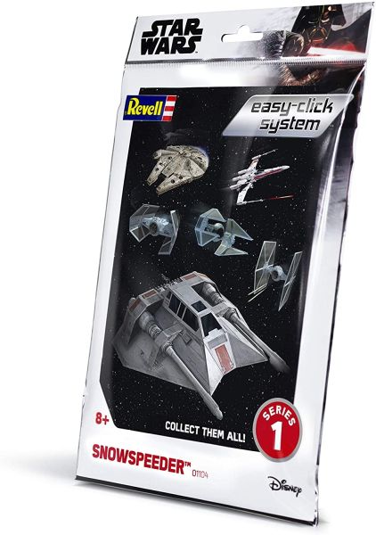 REV01104 - Easy-Click Snowspeeder STAR WARS para montar y pintar - 1