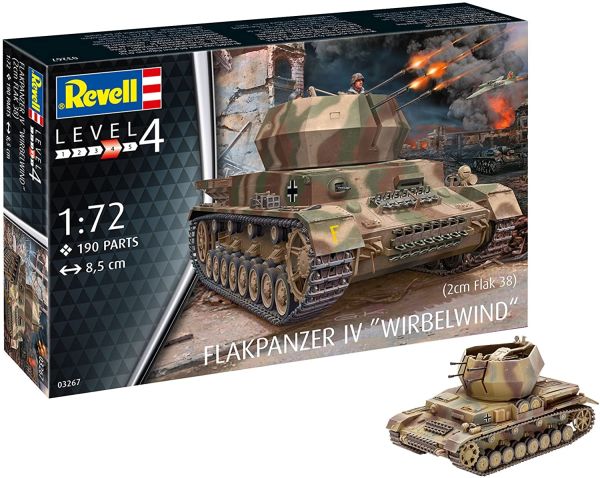 REV03267 - Deposito FLAKPANZER IV WIRBELWIND para montar y pintar - 1