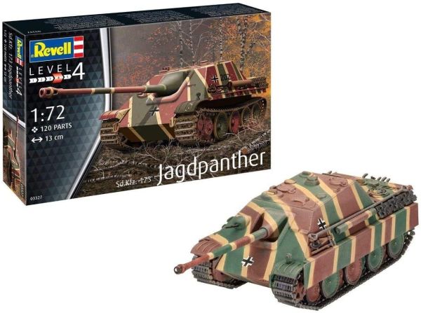 REV03327 - Tanque JAGDPANTHER SD.KFZ.173 para montar y pintar - 1