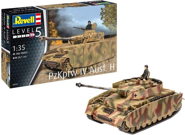 REV03333 - Tanque PANZER IV AUSF. H para montar y pintar - 1