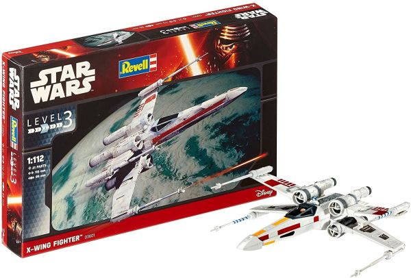 REV03601 - X-Wing Fighter STAR WARS para montar y pintar - 1
