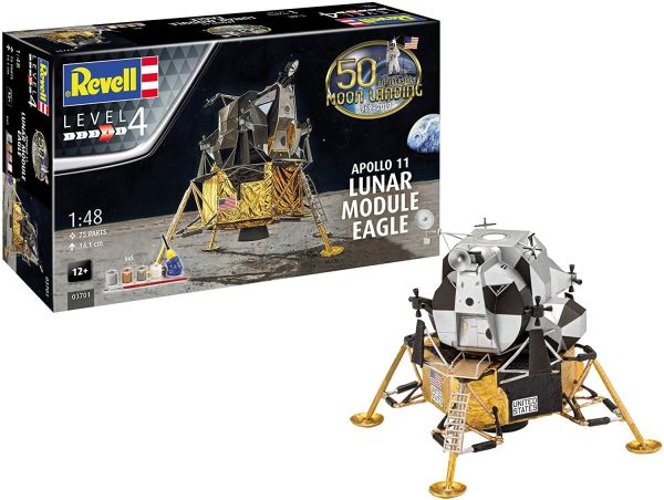 REV03701 - Módulo Lunar Apolo 11 Águila con pintura para montar - 1