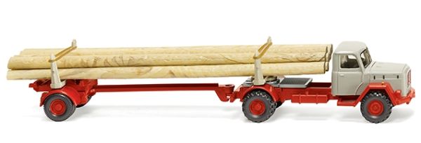 WIK039011 - MAGIRUS 4x2 con remolque maderero - 1