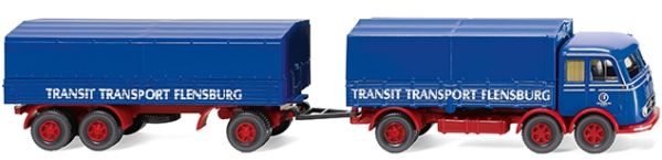 WIK042902 - MERCEDES LP333 6x4 Carrier con remolque TRANSIT TRANSPORT - 1