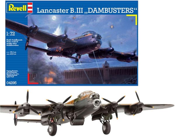 REV04295 - Avión Avro Lancaster DAMBUSTERS para montar y pintar - 1