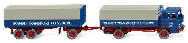 WIK043203 - Portaequipajes MERCEDES 4x2 con remolque de lona TRANSIT TRANSPORT - 1