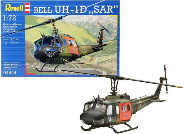 REV04444 - Helicóptero Bell UH-1D SAR para montar y pintar - 1