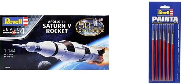 REV04909 - Cohete Apolo Saturno V para montar y pintar - 1
