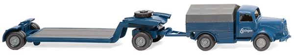 WIK049203 - Volquete MERCEDES L5000 con remolque de plataforma ME - 1