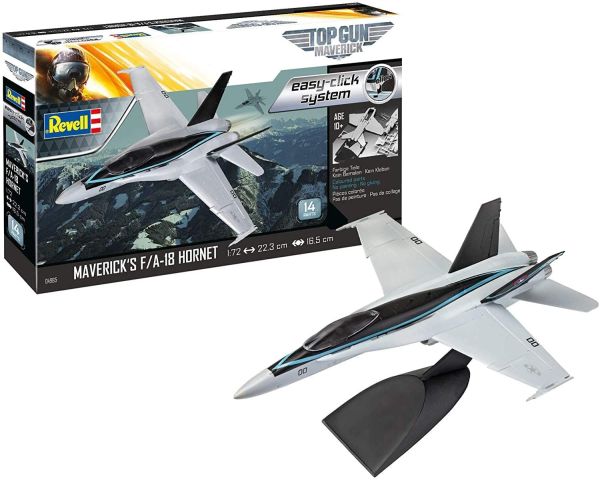 REV04965 - Avión de combate F/A-18 Hornet Top Gun de Maverick: construye y pinta Maverick - 1