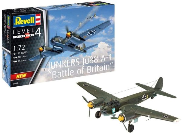 REV04972 - Avión Junkers Ju 88 A-1 Battle of Britain para montar y pintar - 1