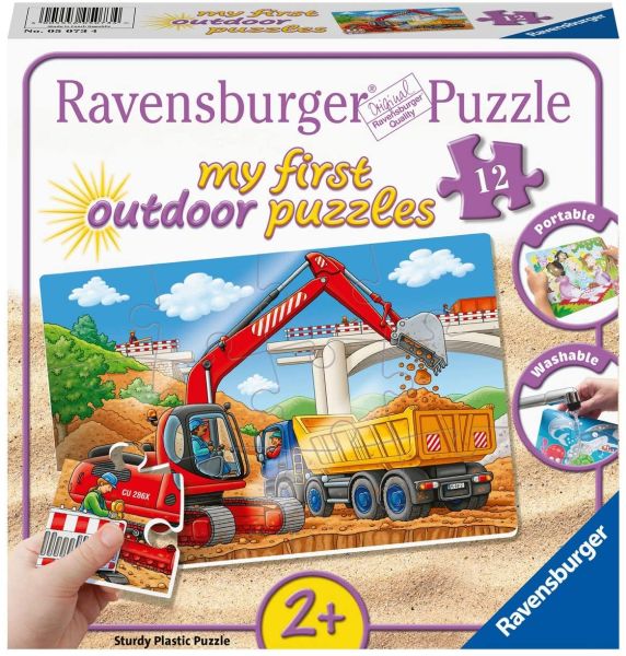 RAV05073 - Mis primeros puzzles - 6 Puzzles 12 Piezas - Mi sitio de construcción - 1