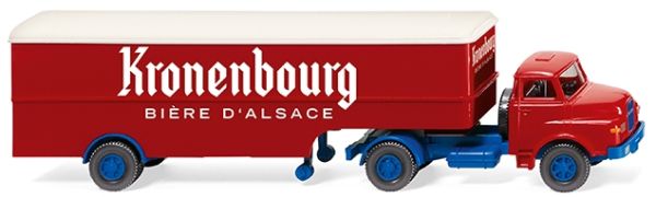 WIK051322 - SAVIEM 4x2 con semirremolque KRONENBOURG - 1