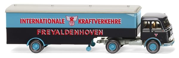 WIK051324 - MERCEDES 4x2 con furgoneta remolque 1 Ejes FREYALDENHOVEN - 1