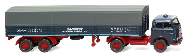 WIK051404 - MAN 4x2 con remolque de lona 2 Ejes SPED. SCHMIDT - 1